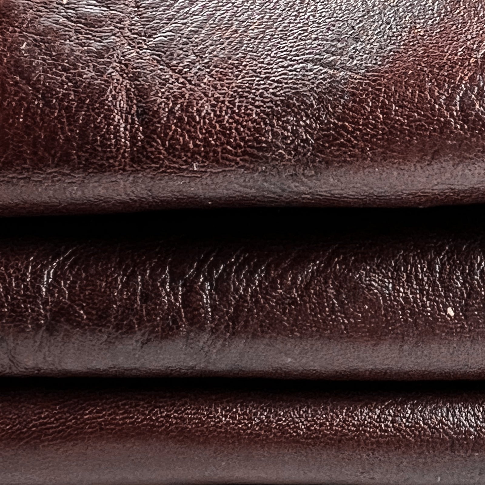 Brown Thick Calfskin Veg Side Hide With Texture 1.7-1.9mm/4.25-4.75oz Dark Brown VEG TAN 1455