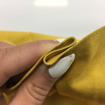 Bright Yellow Suede Lambskin 0.8mm/2oz / MINERAL YELLOW 822