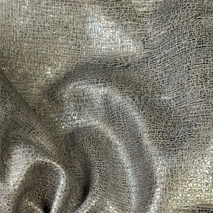 Silver Metallic Lambskin With Texture 1-1.1mm/2.5-2.75oz TEXTURED SILVER 1539