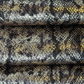 Metallic Lambskin With Snake Print 0.9-1.0mm // 2.25-2.5oz METALLIC SNAKE 1540