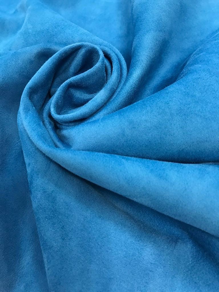 Turquoise Suede Velour Lambskin Leather 1mm/2.5oz BLUEJAY 507
