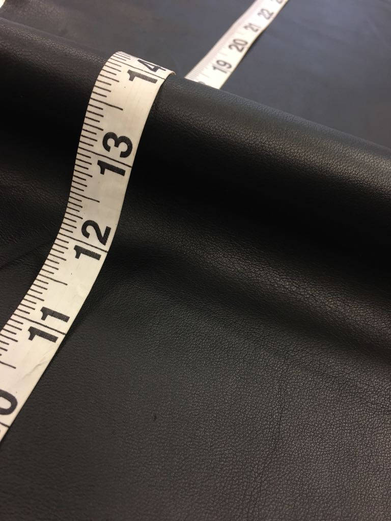 Black Lambskin Leather 0.9mm/2.25oz / BLACK NIGHT 521