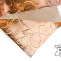 Textured Rose Gold Lambskin Sheets 0.7mm/1.75oz / ROSE GOLD FLINTSTONES1077