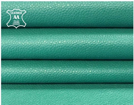 Mint Green Pebbled Lambskin 1.1mm/2.75oz / MARINE GREEN 829