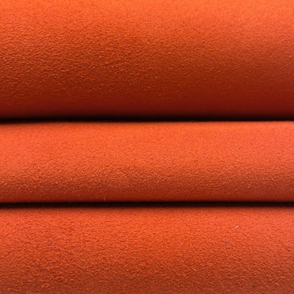 Pumpkin Orange Suede Lambskin Leather 0.9mm//2.25oz Pureed Pumpkin 1054