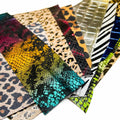 Animal Print Lambskin / Surprise Scraps / All Size Pre-cut DIY Sample Mix