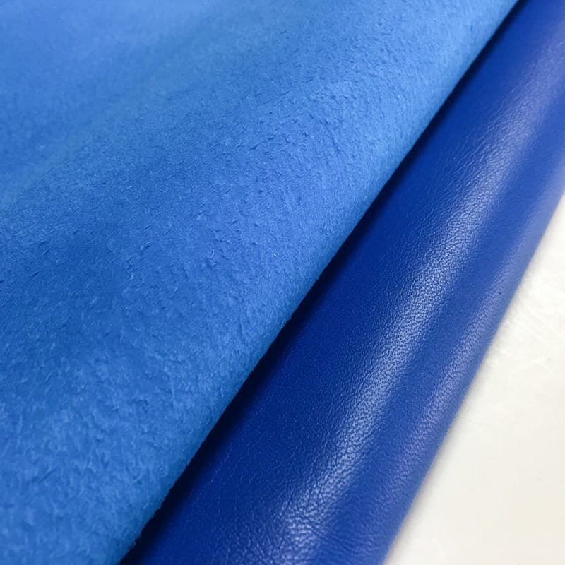 Bright Blue Lambskin Leather  2.25oz/0.9mm / IMPERIAL BLUE 12