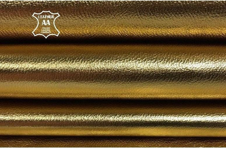 Metallic Gold Lambskin 0.7mm/1.75oz / PURE GOLD 569
