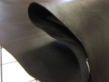 Black Lambskin Leather  0.9 mm/2.25oz BLACK LIMO 519