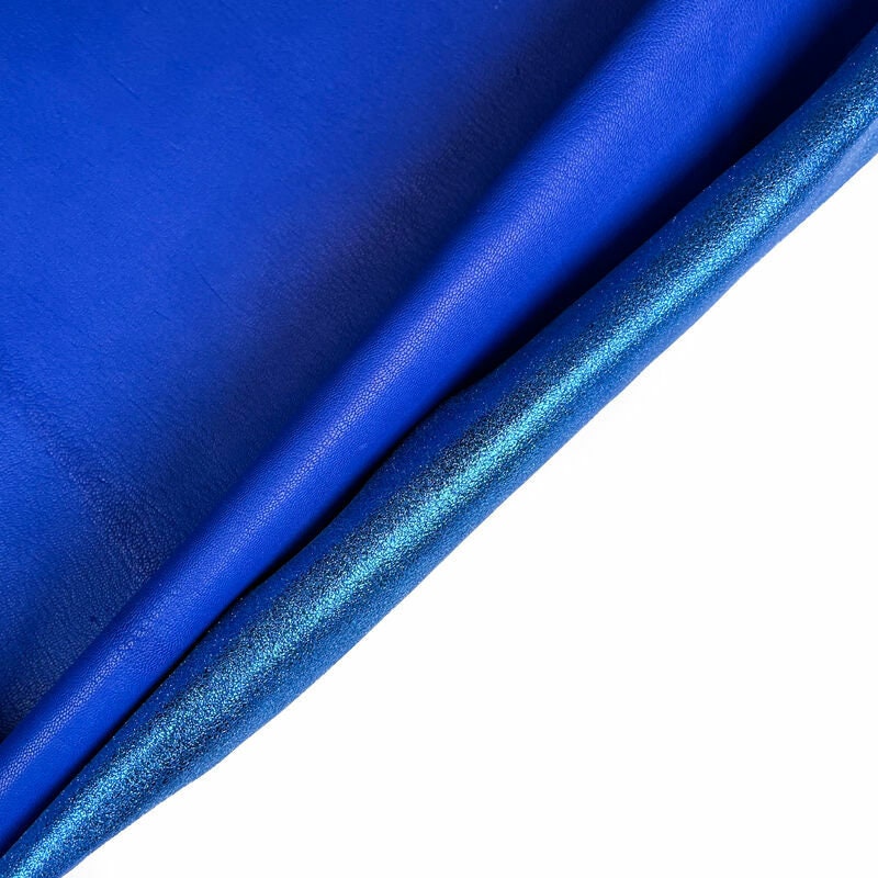 Sparkle Blue Lambskin Leather 1mm/2.5oz / BLUE SPARKLES 1131