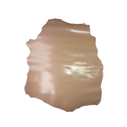 Beige Patent Lambskin Leather 1.3mm//3.25oz NUDE PATENT 1643