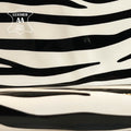 Black & White Zebra Print Patent Lambskin 0.7mm/ 1.75oz / 1453
