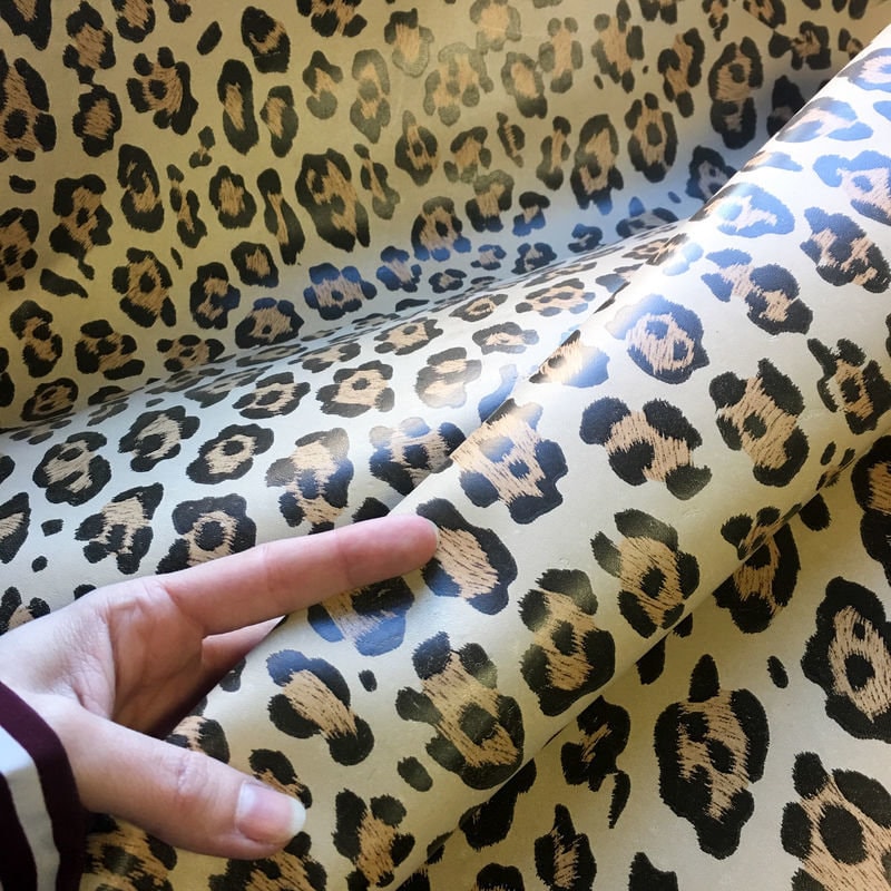 Jaguar Print Lambskin Leather 1.0mm/2.5oz / JAGUAR 732
