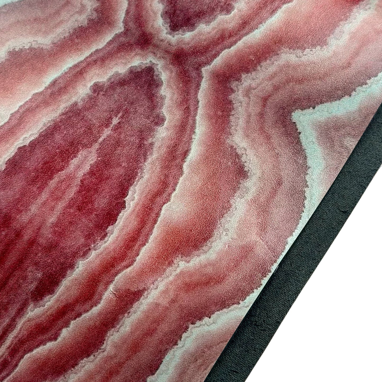 Unique Pink Patterned Lambskin Leather Sheets 1.6mm//4oz
